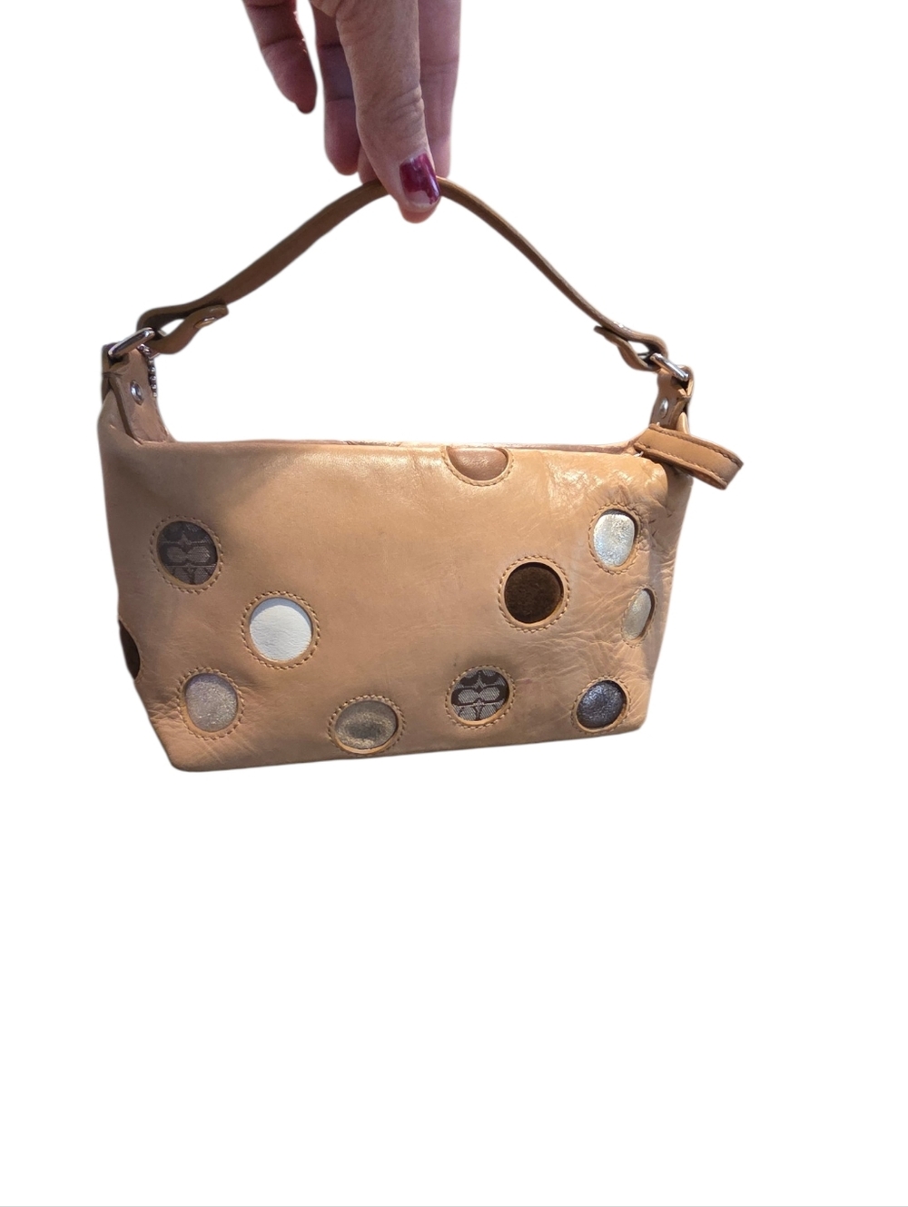 Coach Limited Edition Mixed Media, Y2K, Mini Pochette Bag